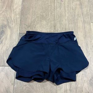 Dark navy blue prince shorts never worn.